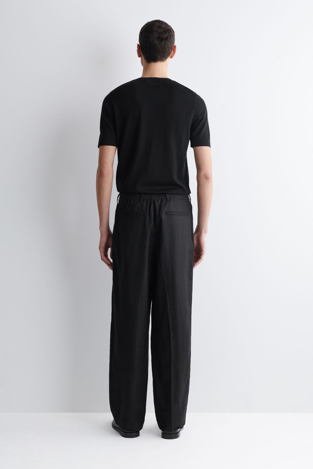 PANTAL?N DE LINO RELAXED FIT STRAIGHT LEG - H&m фото 10
