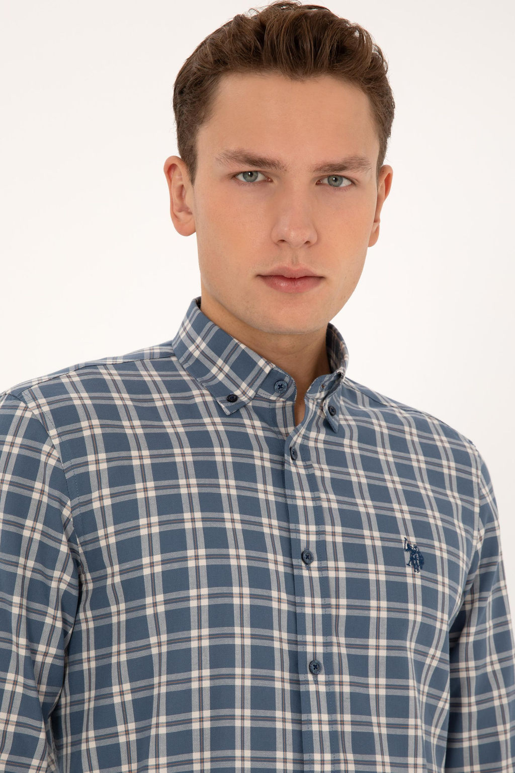 Erkek A__k Lacivert Uzun Kollu G_mlek - U.s. polo assn фото 2