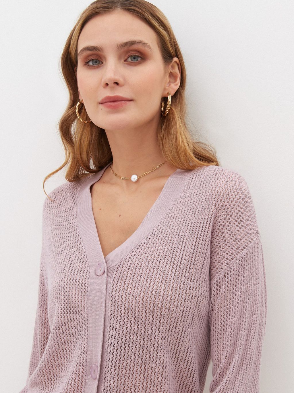 Conso/KCS 220716 - rose powder Кардиган Женский