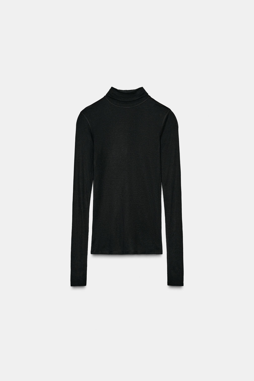 HIGH NECK T-SHIRT - Zara фото 5
