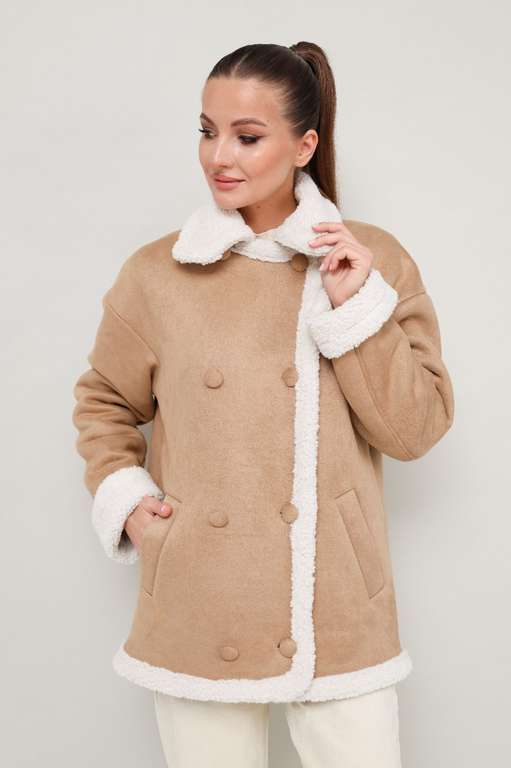 Куртка 11-425 бежевый - Pur pur фото 2