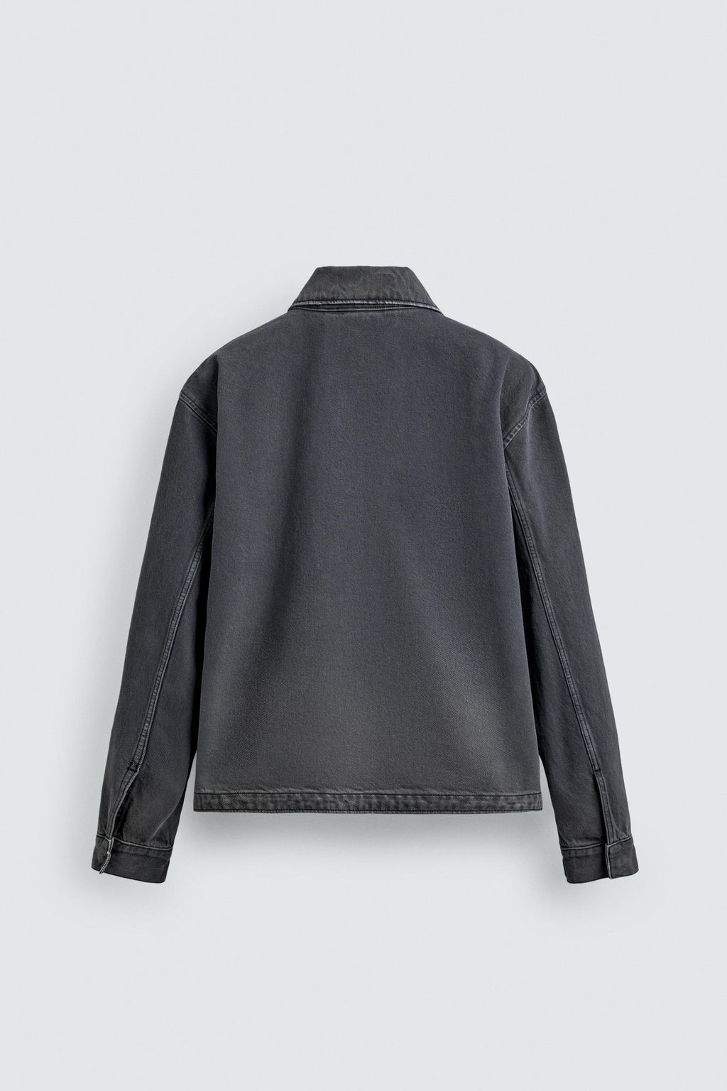 CAZADORA DENIM REGULAR FIT CREMALLERA / ?ndigo oscuro - Zara фото 8