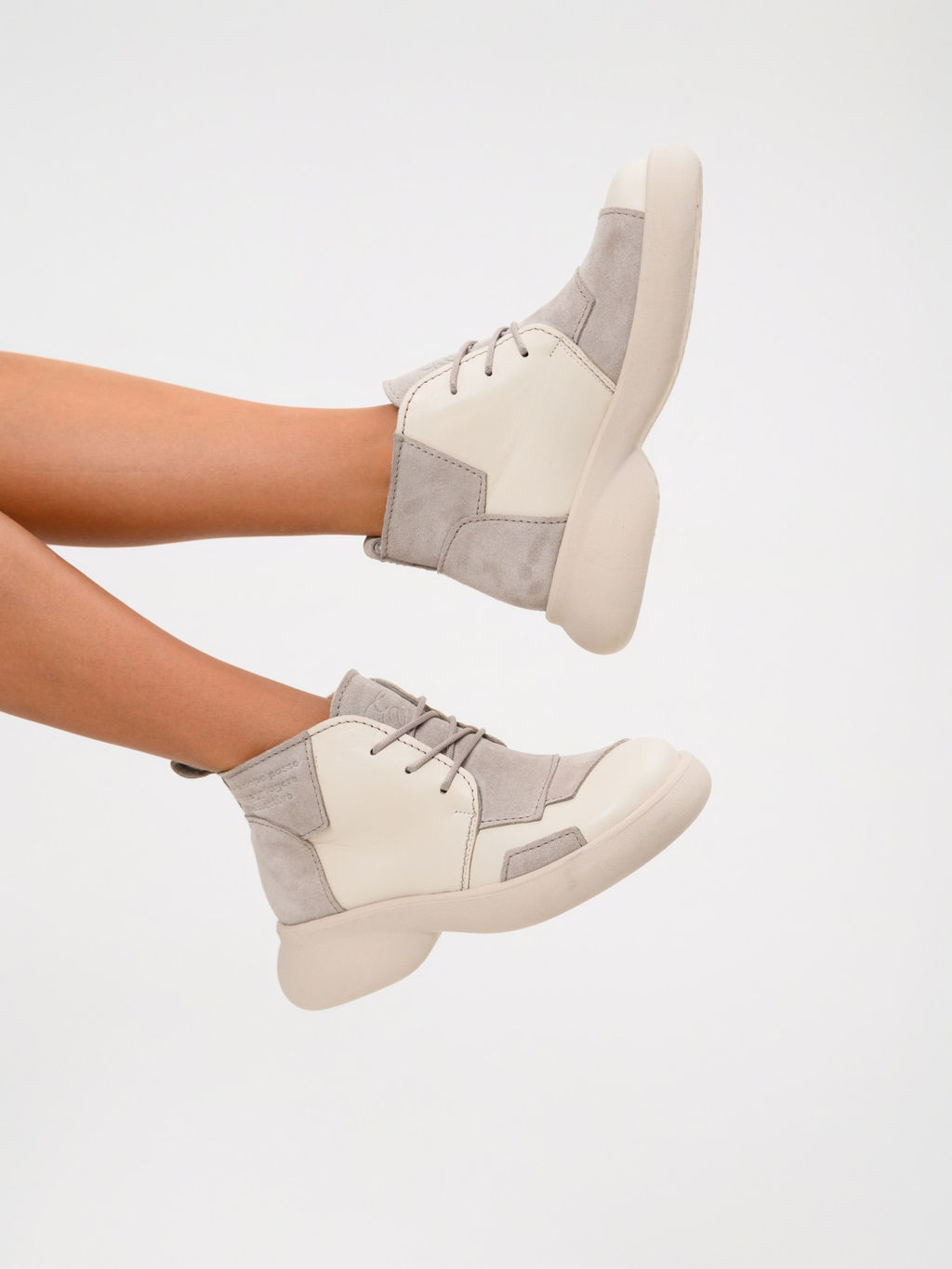 Ботинки 305.927be.Бежевый стар+каменная замша/байка