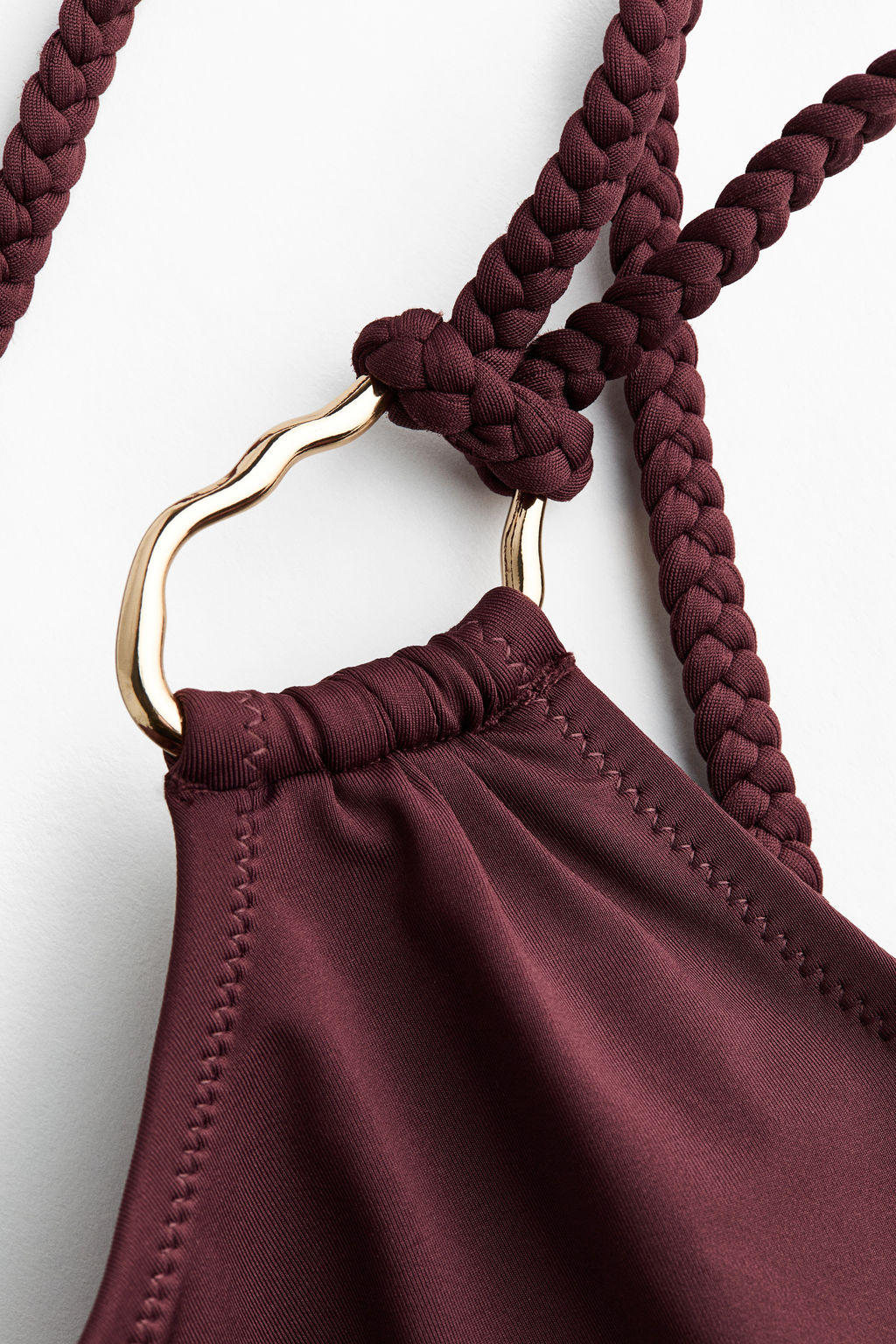 Padded-cup one-shoulder swimsuit - H&m фото 5