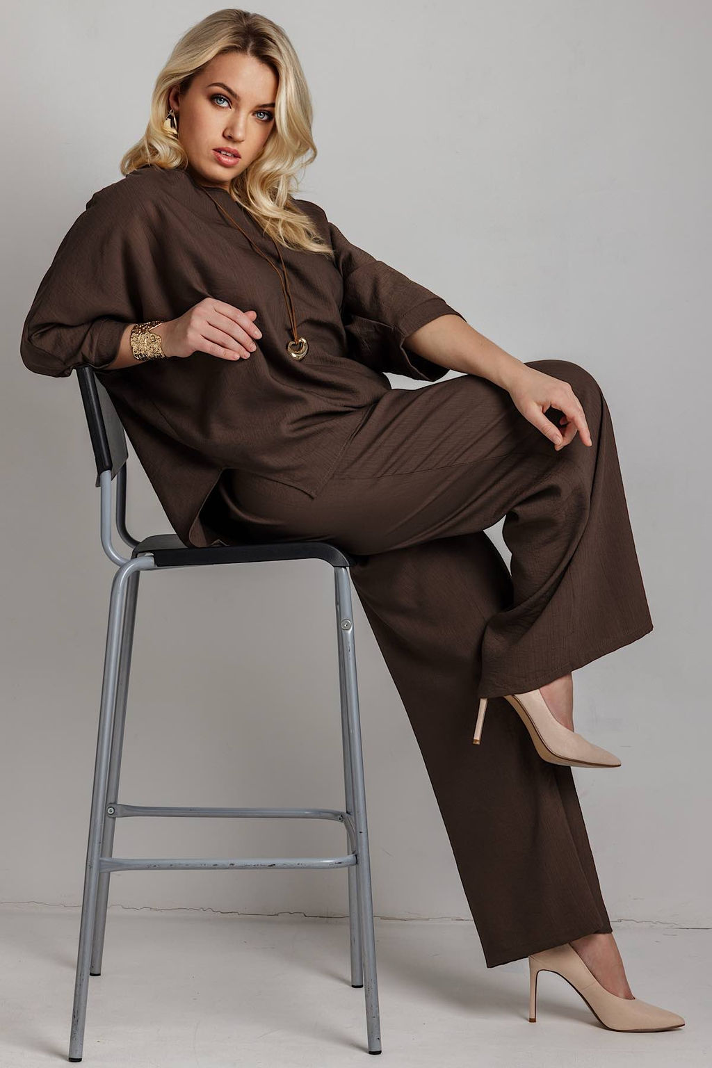 Брюки женские 121/53/Коричневый