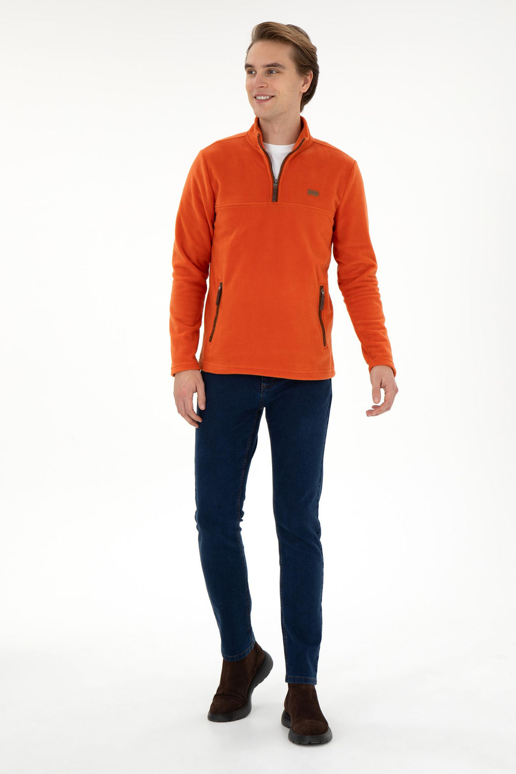Мужской свитшот с плиткой Неожиданная скидка в корзине - U.s. polo assn фото 4