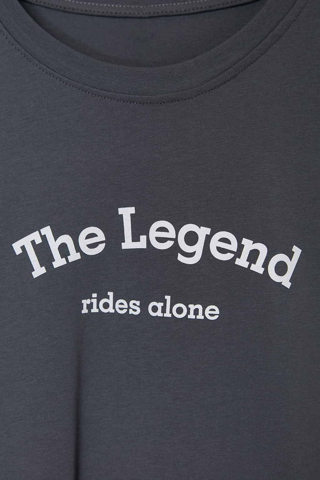 Mavi Oversize/Genis Kesim Slogan Bask?l? %100 Pamuk T-Shirt TMNSS26TS00050 - Trendyolmilla фото 5