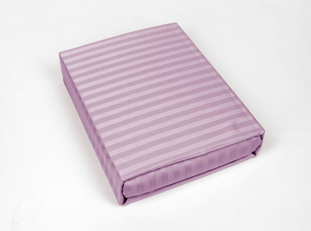 Комплект постельного белья 4252/1-БЧ евро сатин рис. 16-3205 цв. сиреневый 1*1