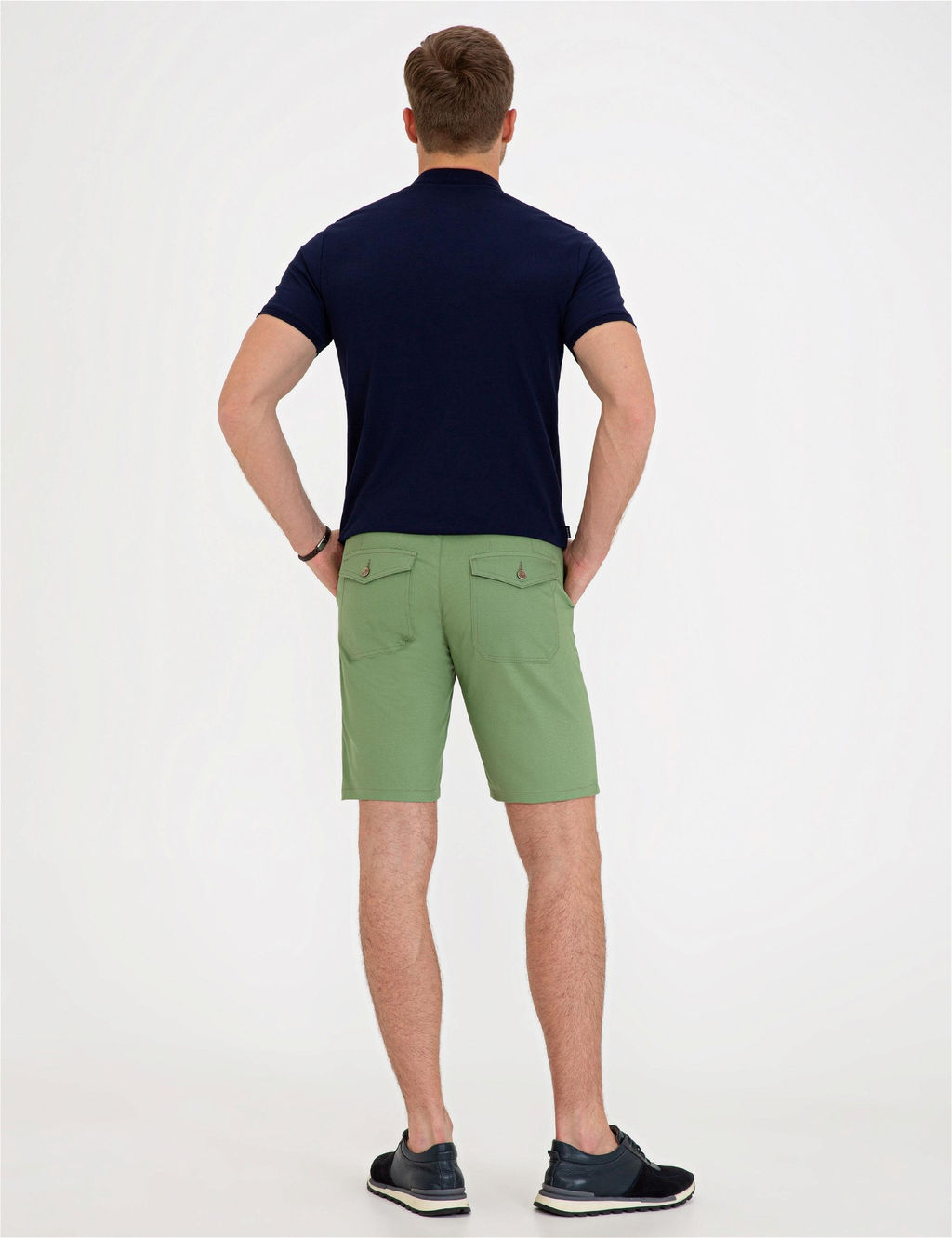 Ye_il Standart Fit Bermuda _ort - Pierre cardin фото 3