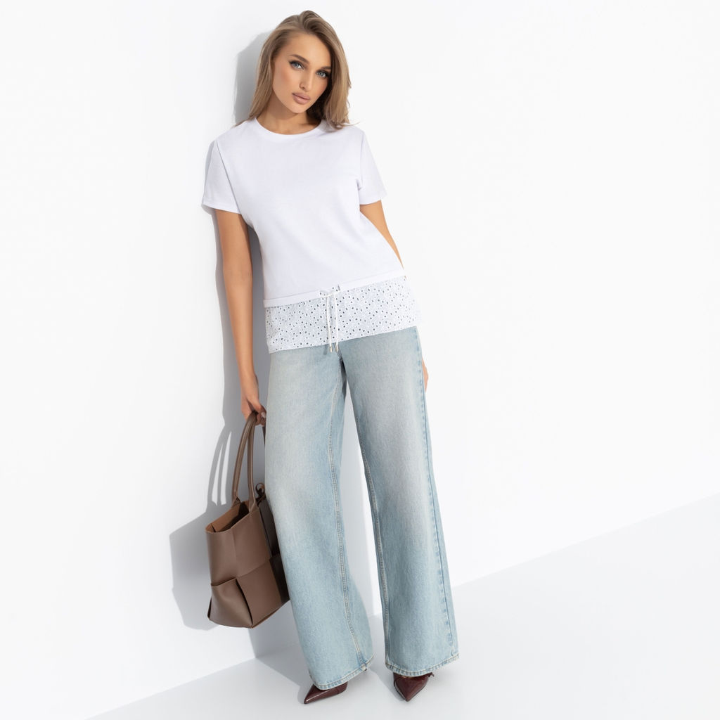 Футболка комбинированная, Романтика с перчинкой - Charutti фото 6