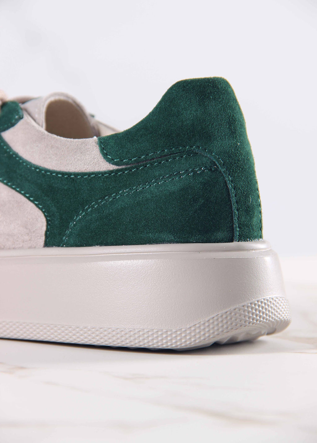 Кеды 149.LusiR2la. зеленый каменный замша