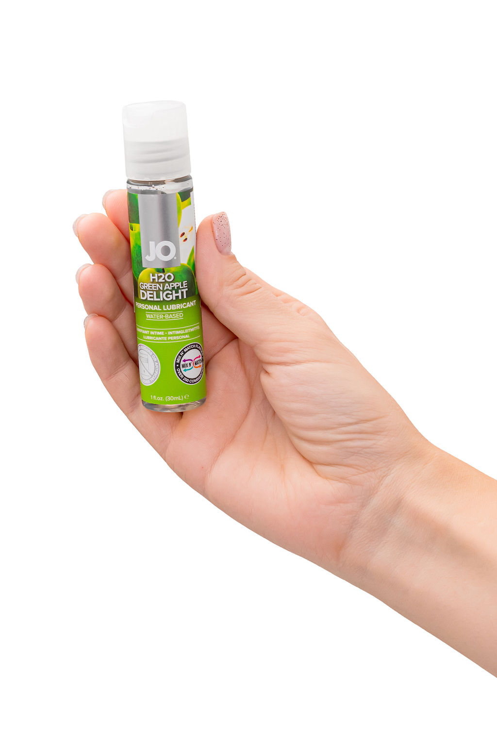 Съедобный лубрикант со вкусом зеленого яблока JO H2O Green Apple, 30 мл