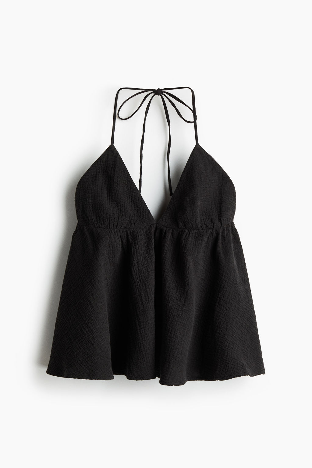 Cotton halterneck top - H&m фото 3