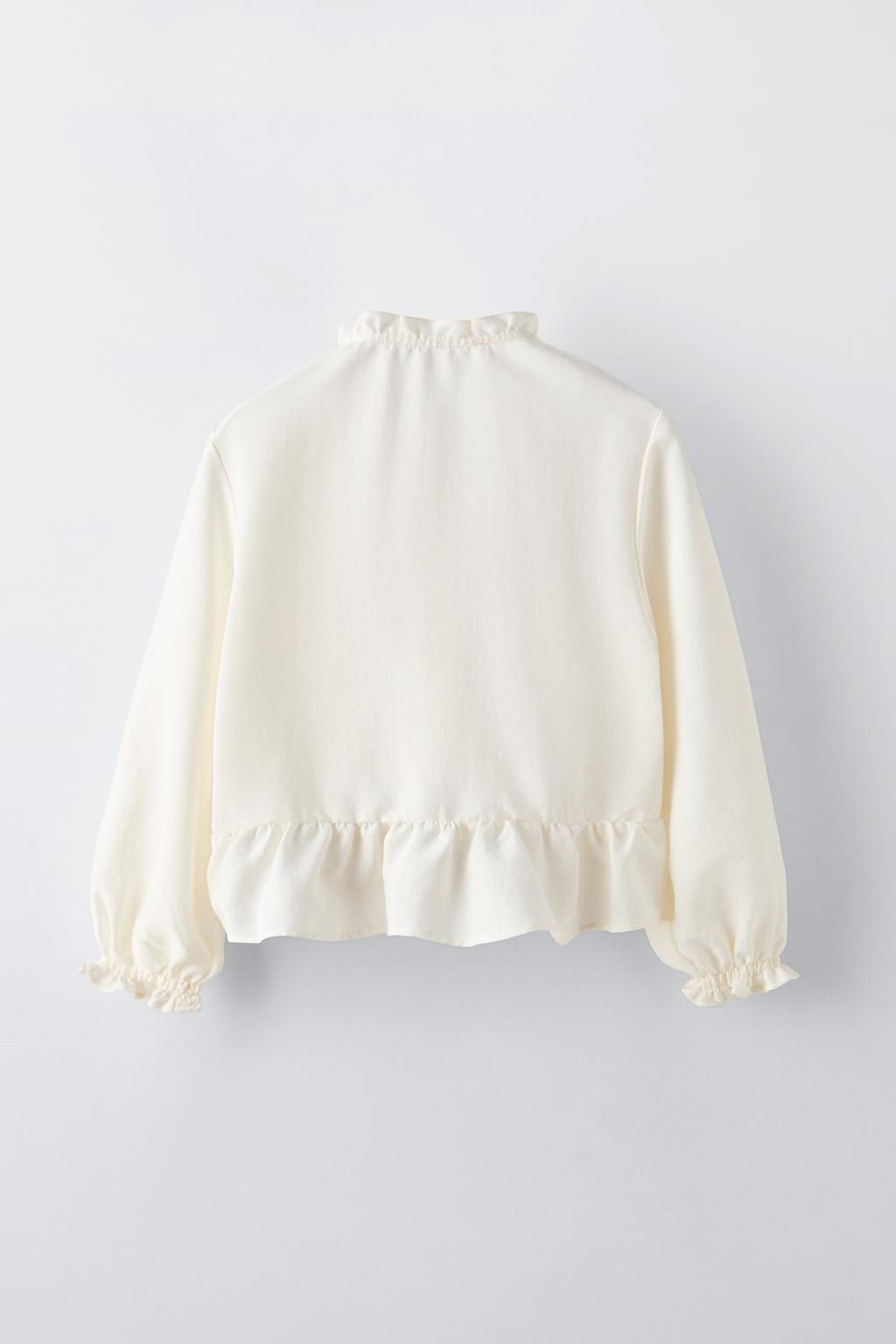 SHIRT WITH STRETCH DETAIL - Zara фото 11