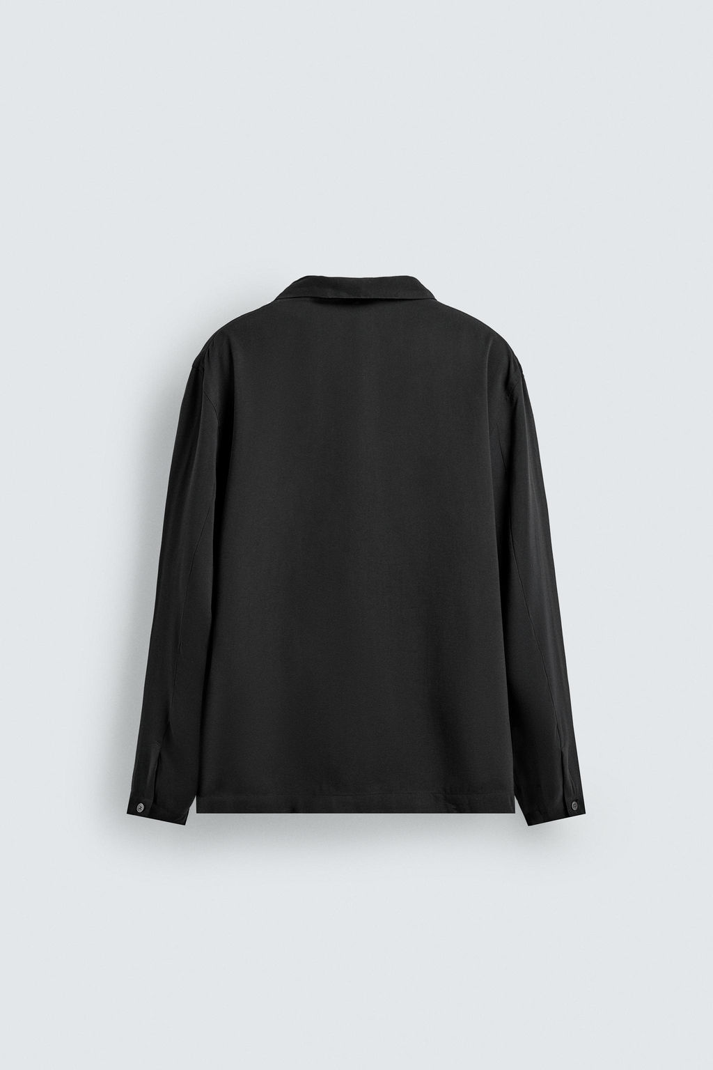 CAMISA FLUIDA LAZO / Negro - Zara фото 8