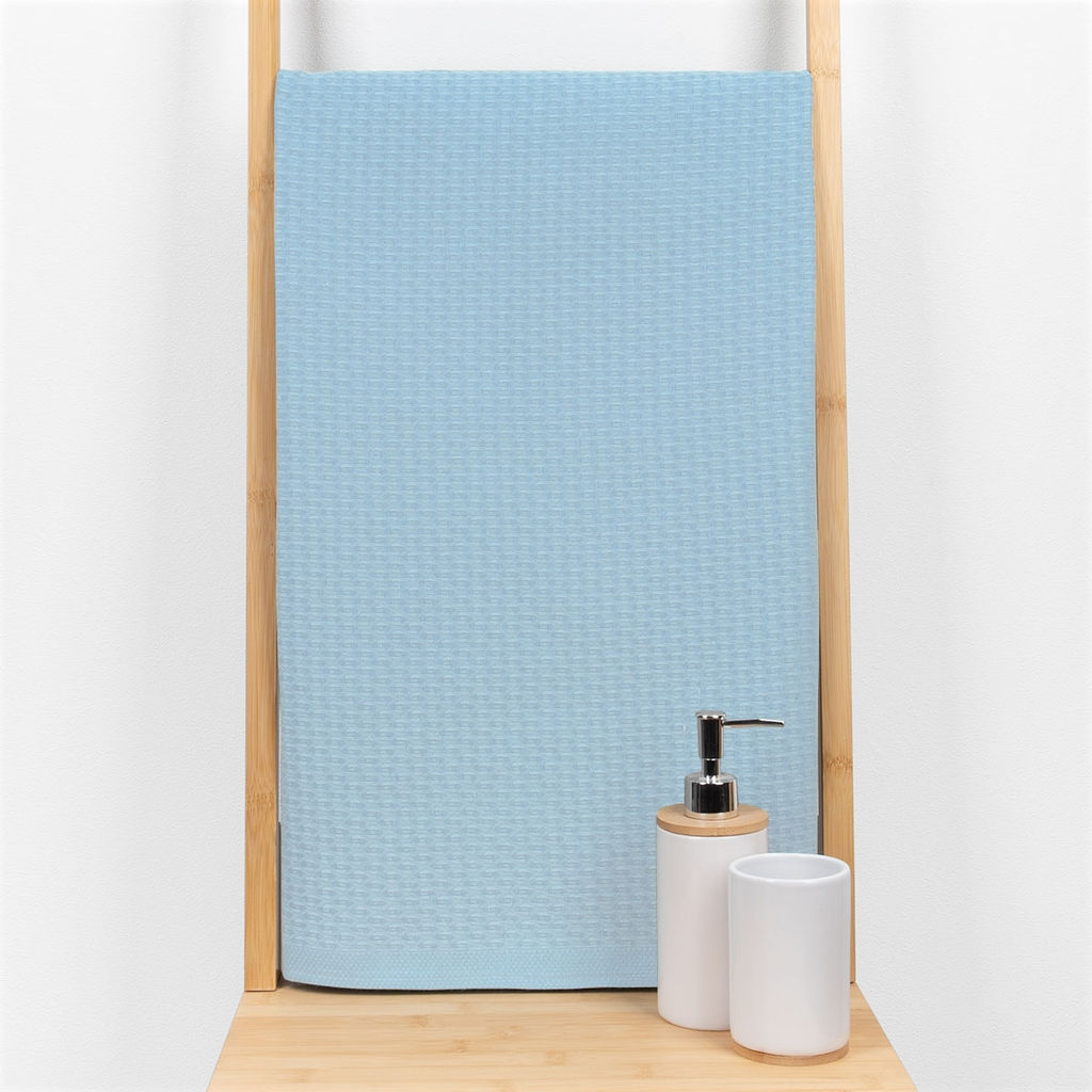 Полотенце 21С105-ШР+Гл 65*95 "Суфле плюс" цв. 1802 рис. 815 серо-голубой