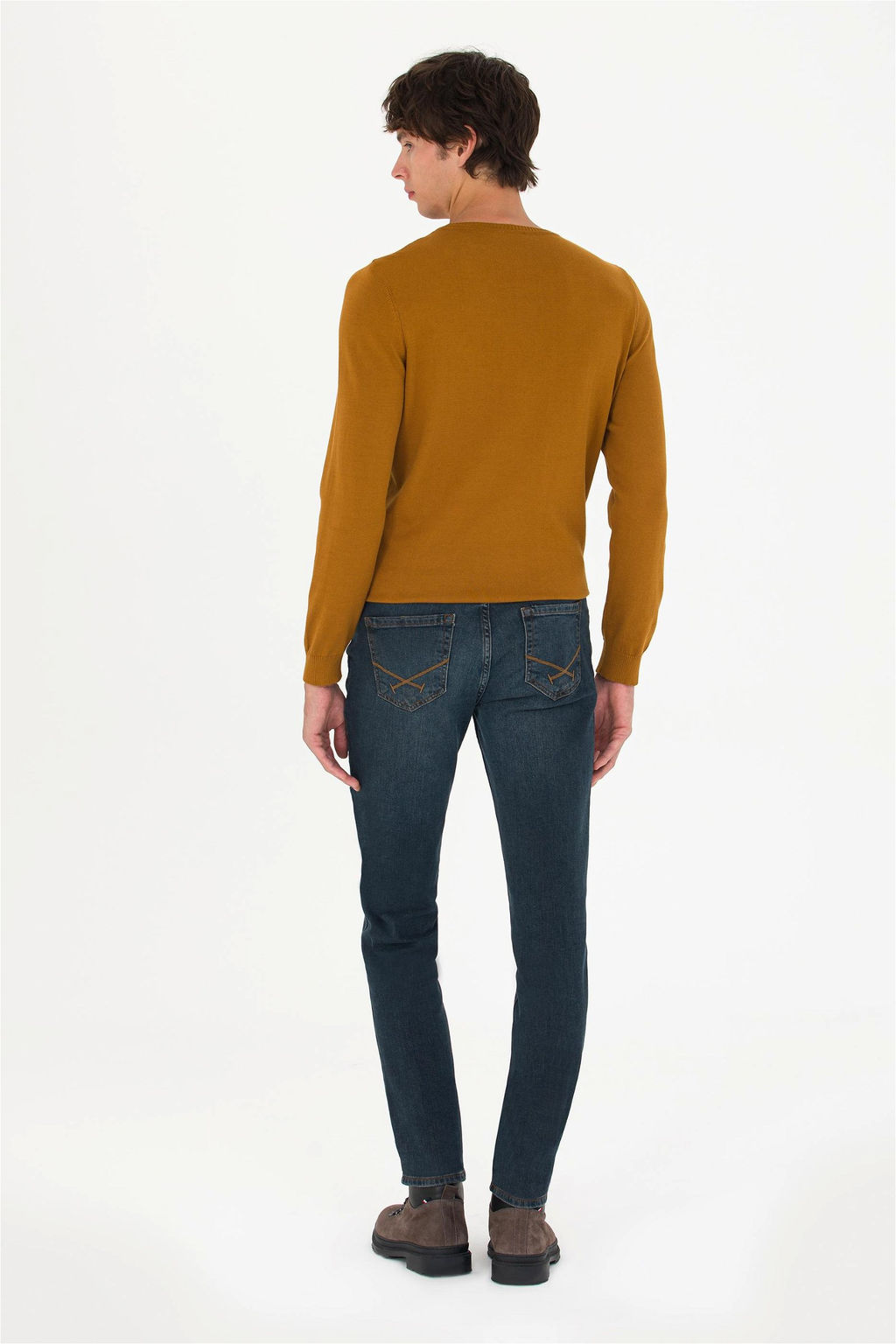 Мужские темно-синие джинсовые брюки Неожиданная скидка в корзине - U.s. polo assn фото 4