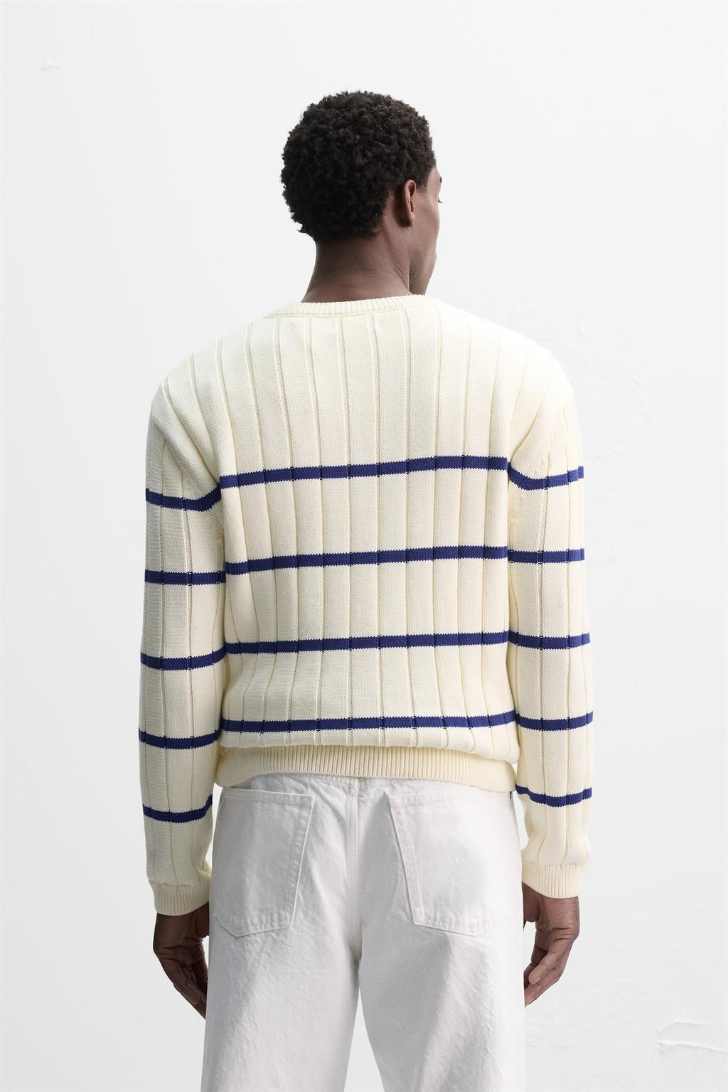 LIMITED EDITION STRIPED JACQUARD SWEATER - Zara фото 3