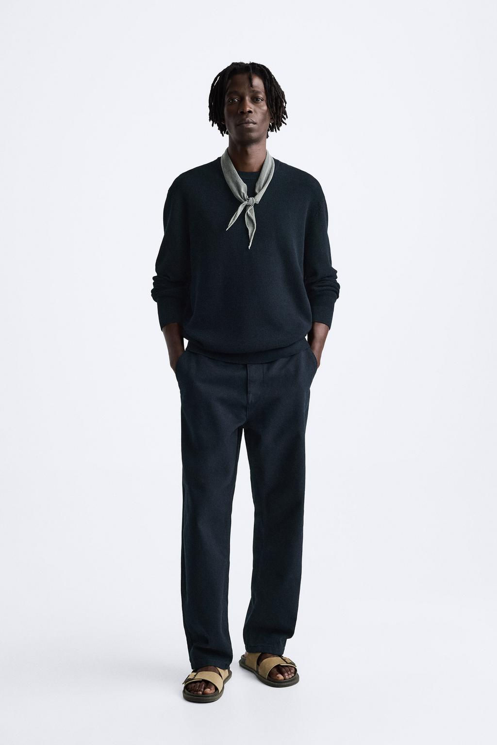 BASIC TEXTURED SWEATER - Zara фото 23