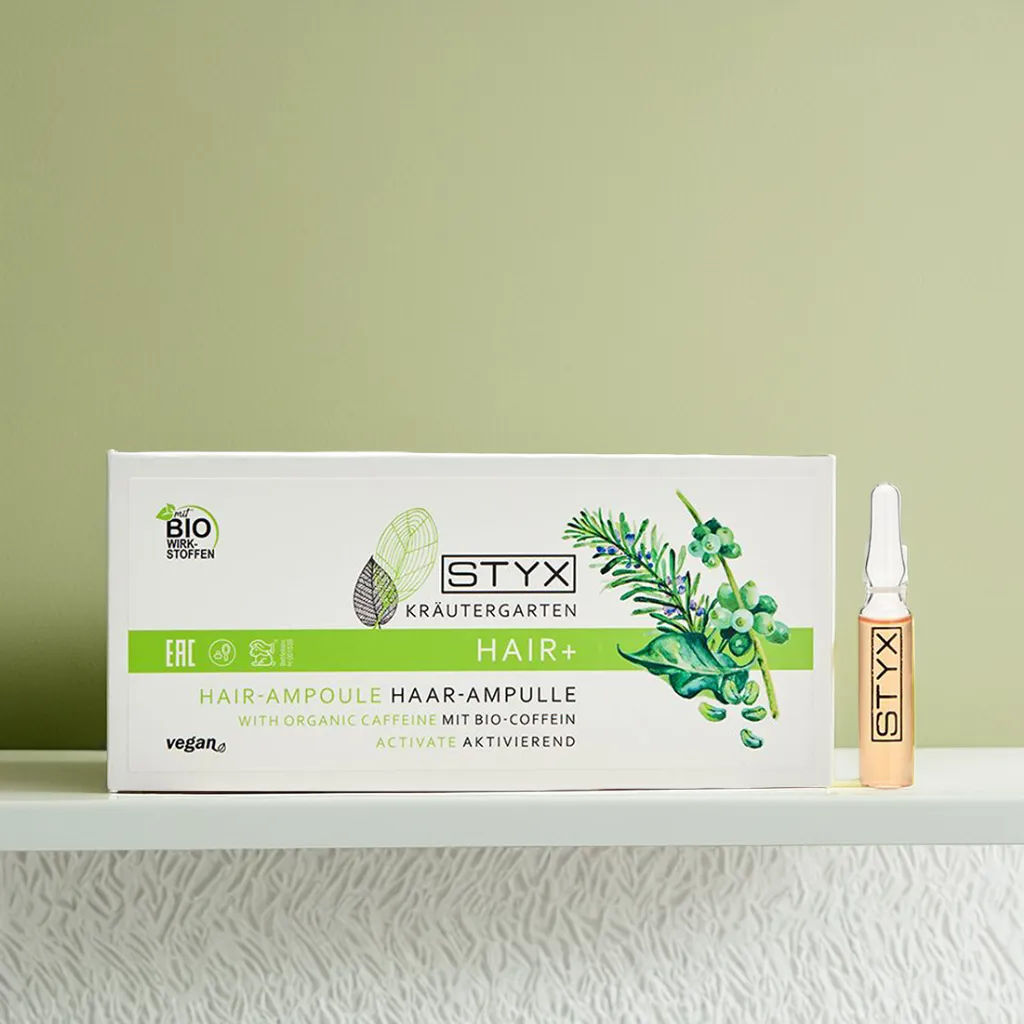 Ампулы для стимуляции роста волос БИО КОФЕИН STYX, 10 шт. х 2 мл  фото 3