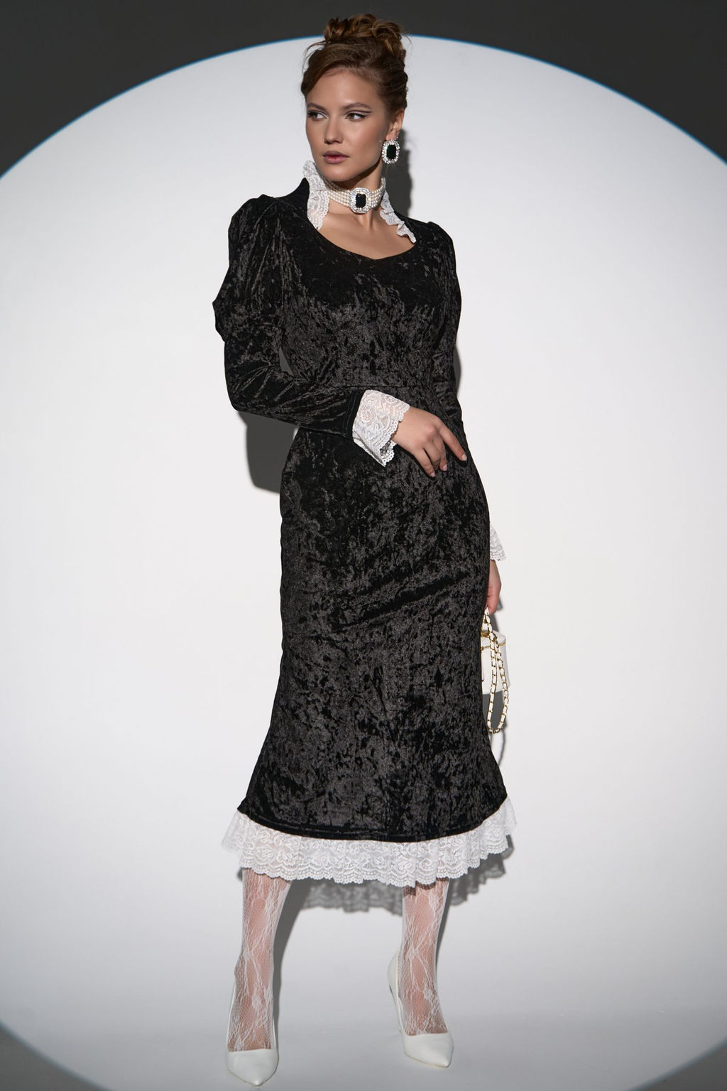 Платье Кэстл (чёрный) - Эльза фото 11