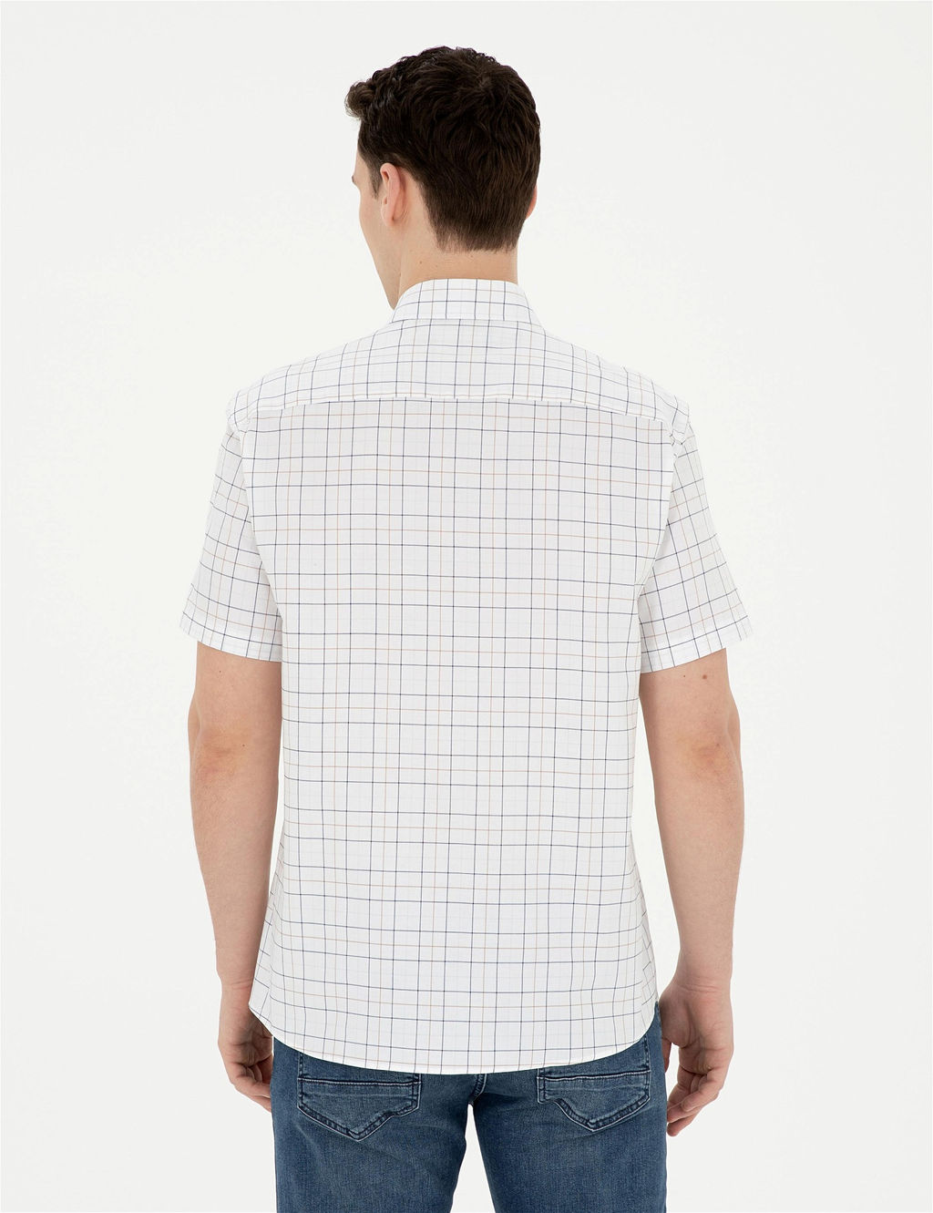 Lacivert Regular Fit K_sa Kollu G_mlek - Pierre cardin фото 5