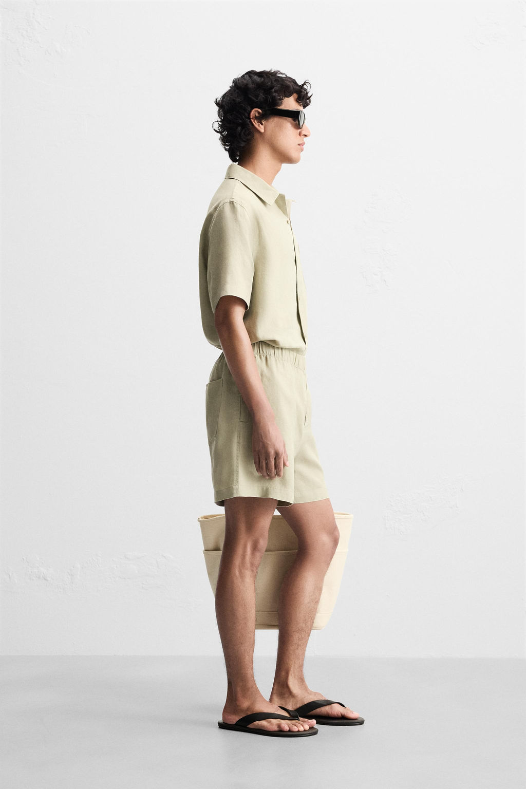 100% LINEN SHIRT - Zara фото 4