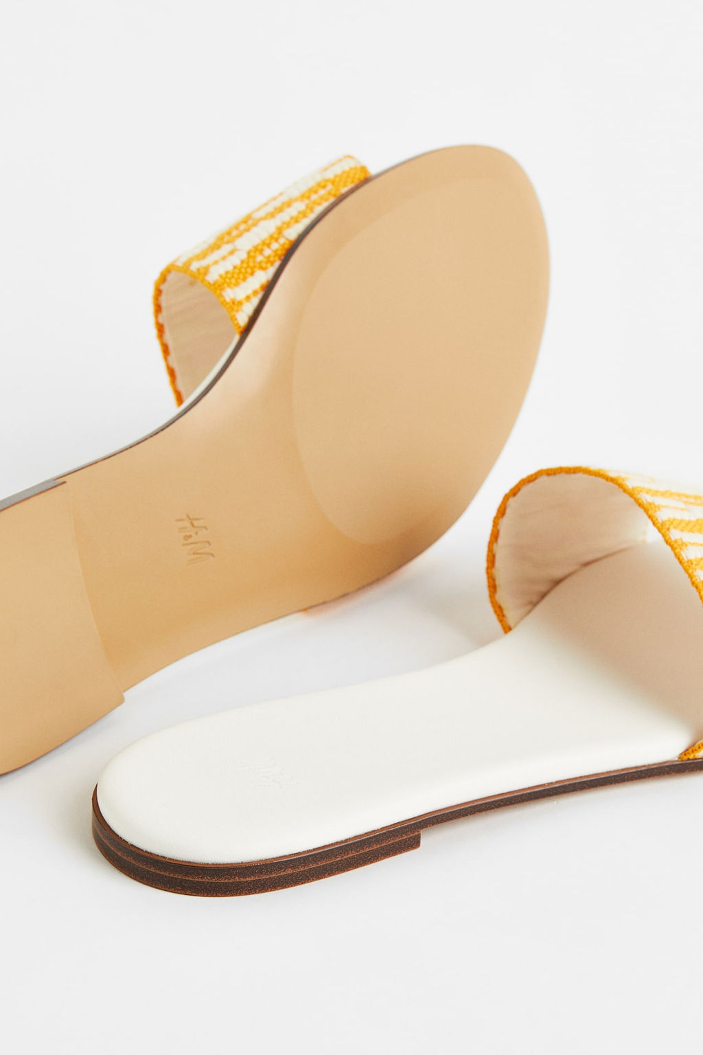 Sandalias abiertas en tejido de jacquard - H&m фото 2