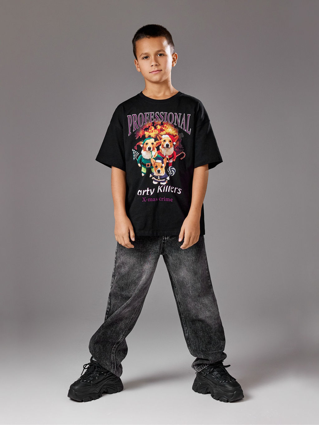 ACOOLA / Футболка детская для мальчиков Natal черный