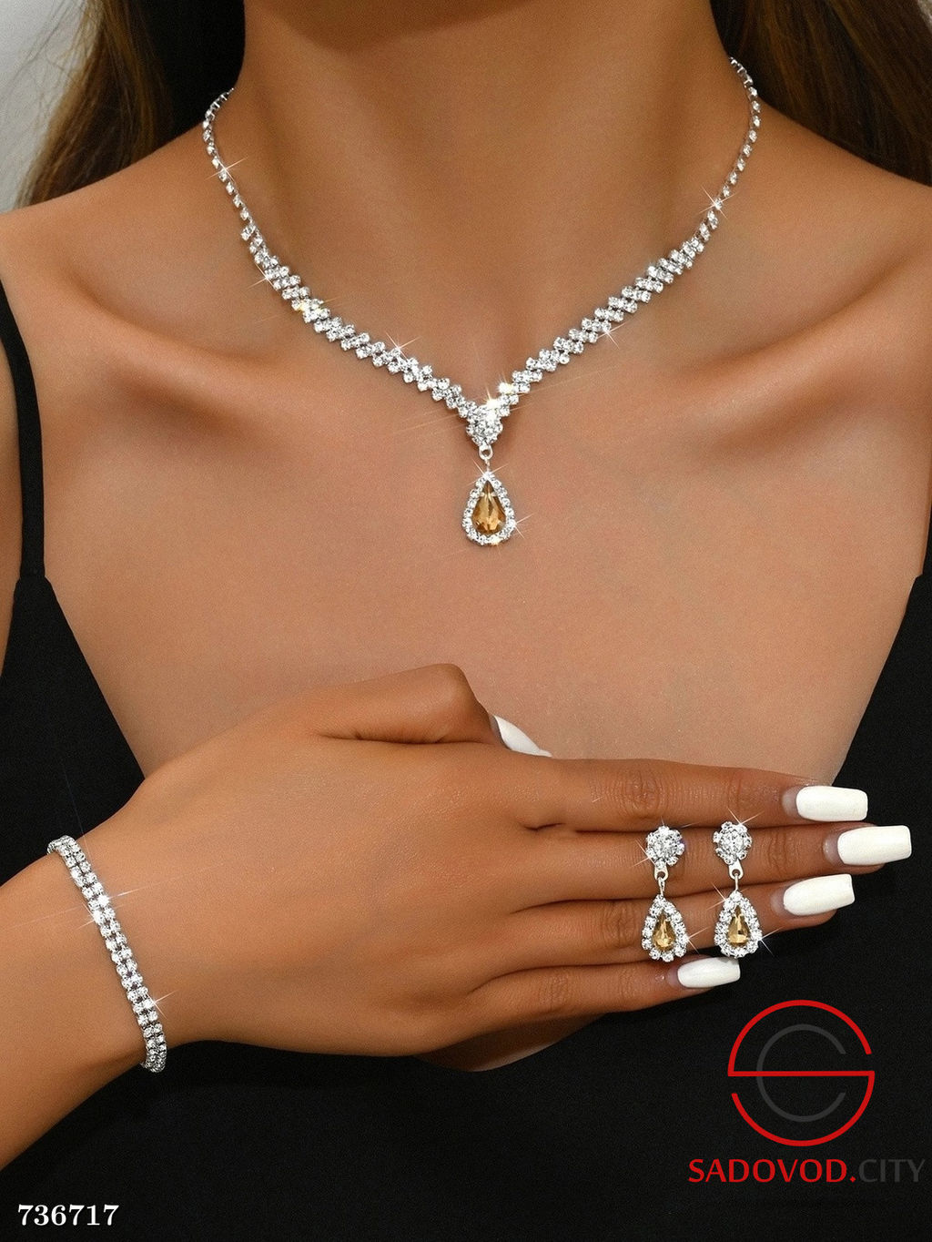 Набор женский колье, серьги и браслет - Bruno фото 4