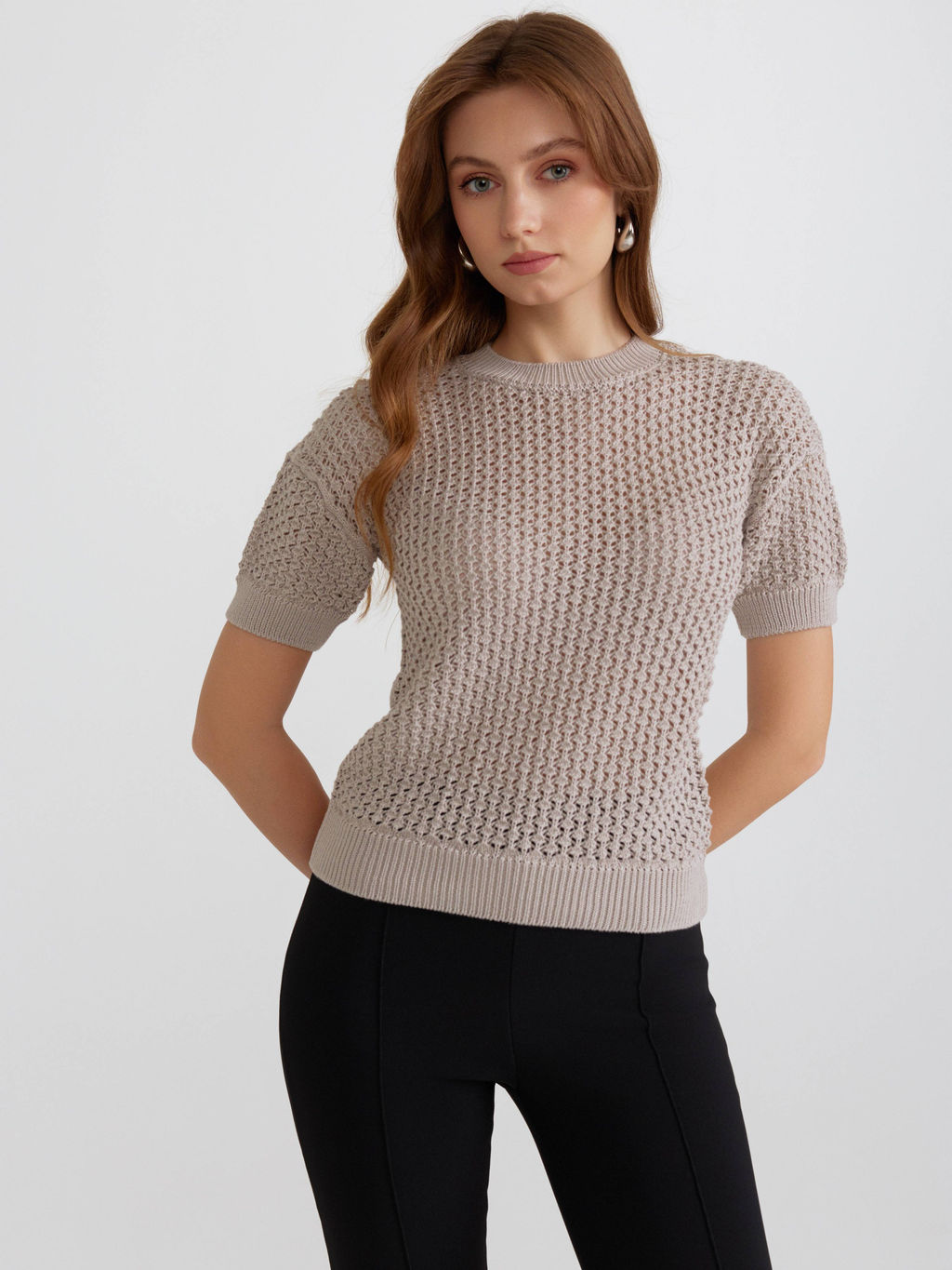 CONTE LDK2457 Джемпер женский dark beige