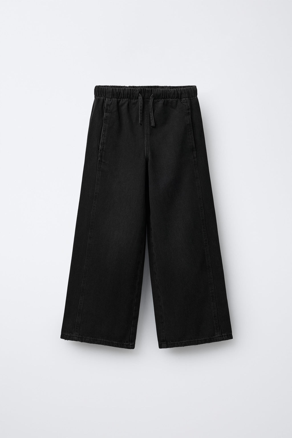 WIDE-LEG JEANS WITH DRAWSTRINGS - Zara фото 5