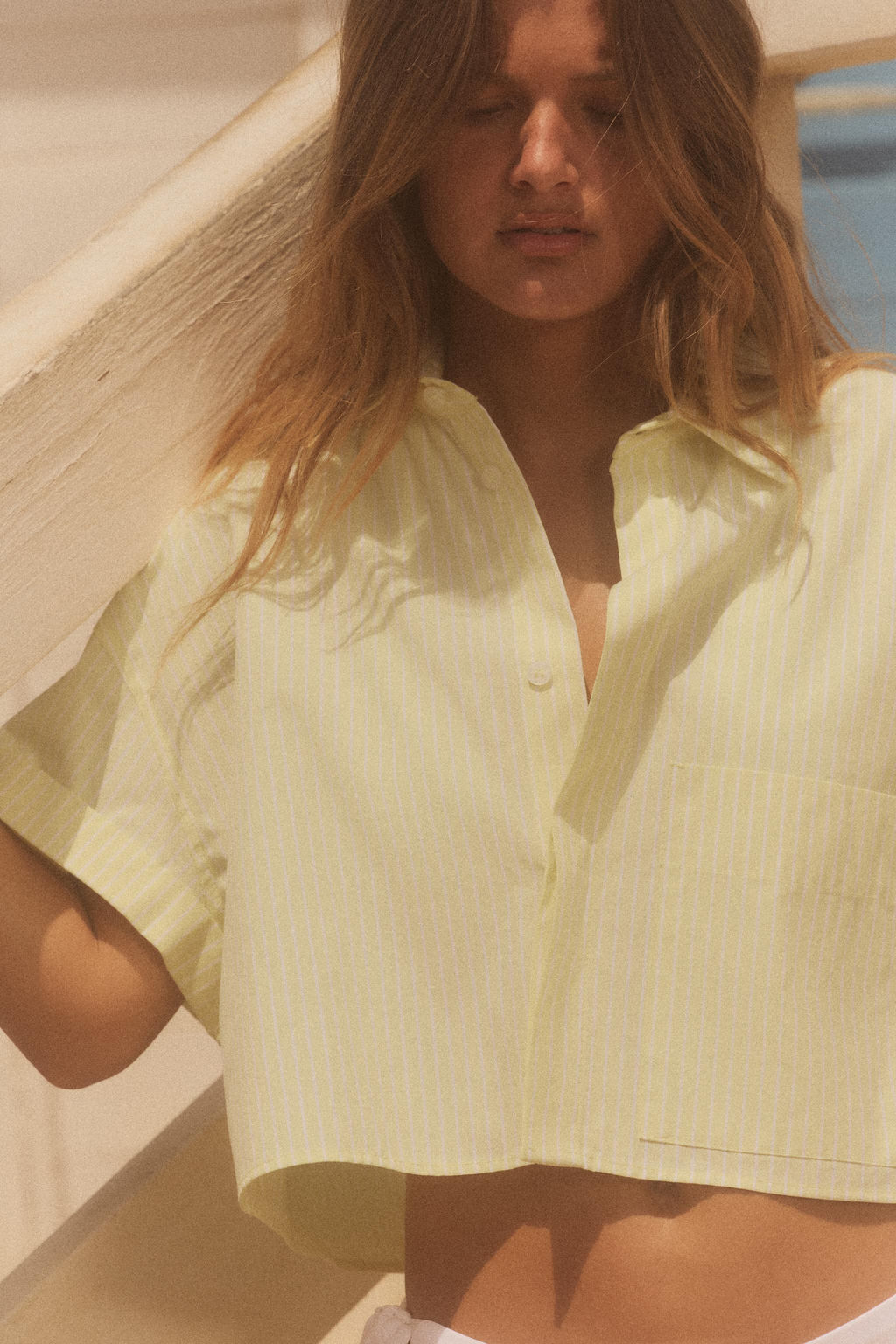 POPLIN CROP SHIRT - Zara фото 2