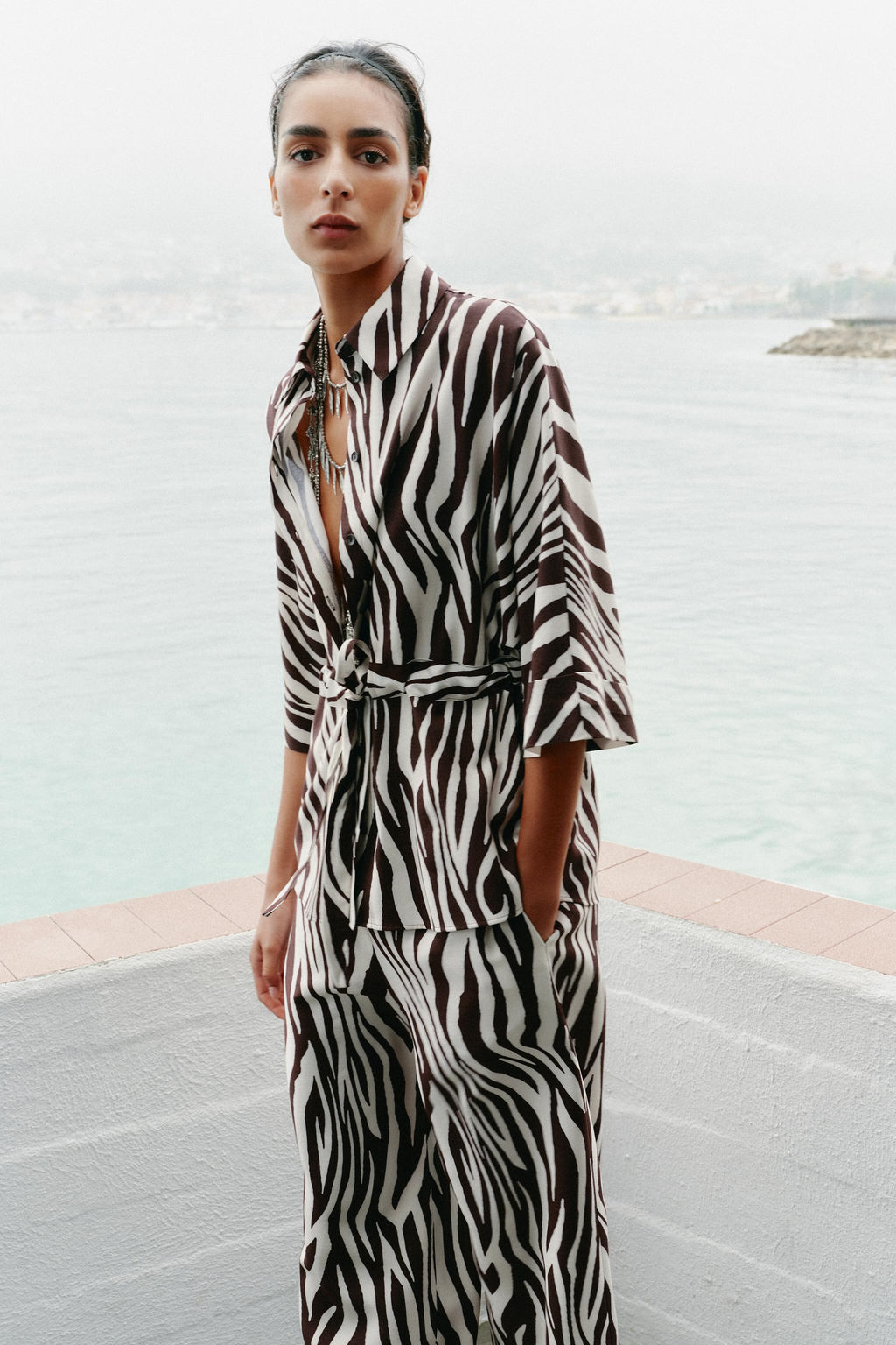 ANIMAL PRINT SAFARI SHIRT - Zara фото 2