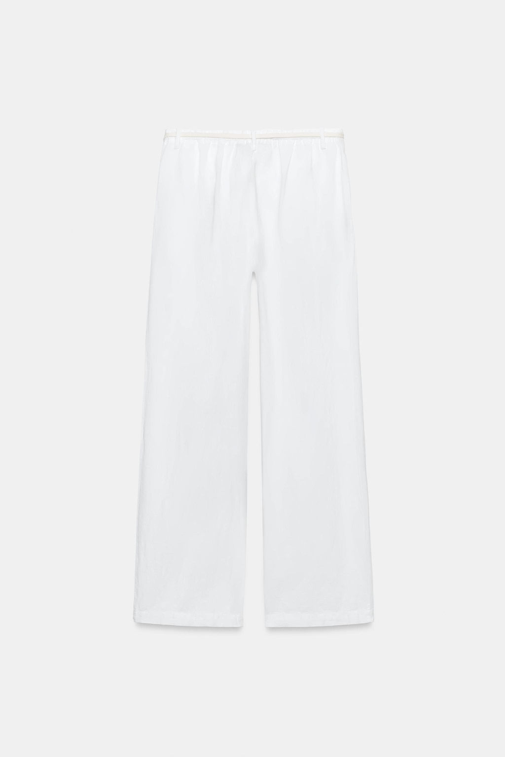 PANTAL?N CON LINO ZW COLLECTION / Blanco