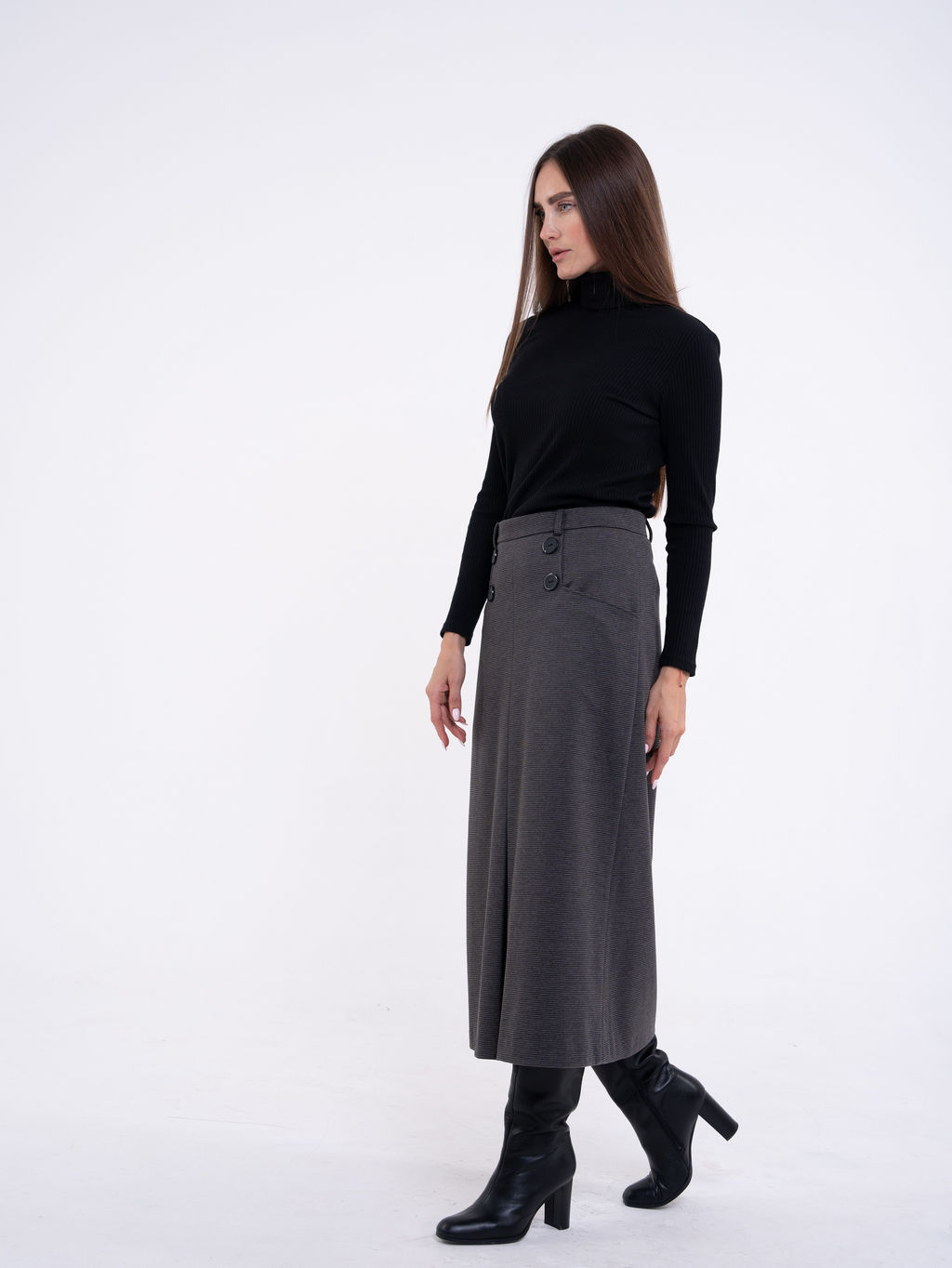 Юбка для холодной погоды в составе ШЕРСТЬ