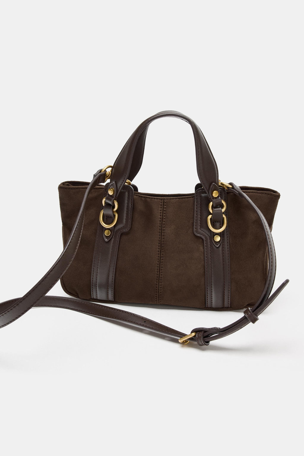 MINI SHOPPER BAG WITH RINGS - Zara фото 3