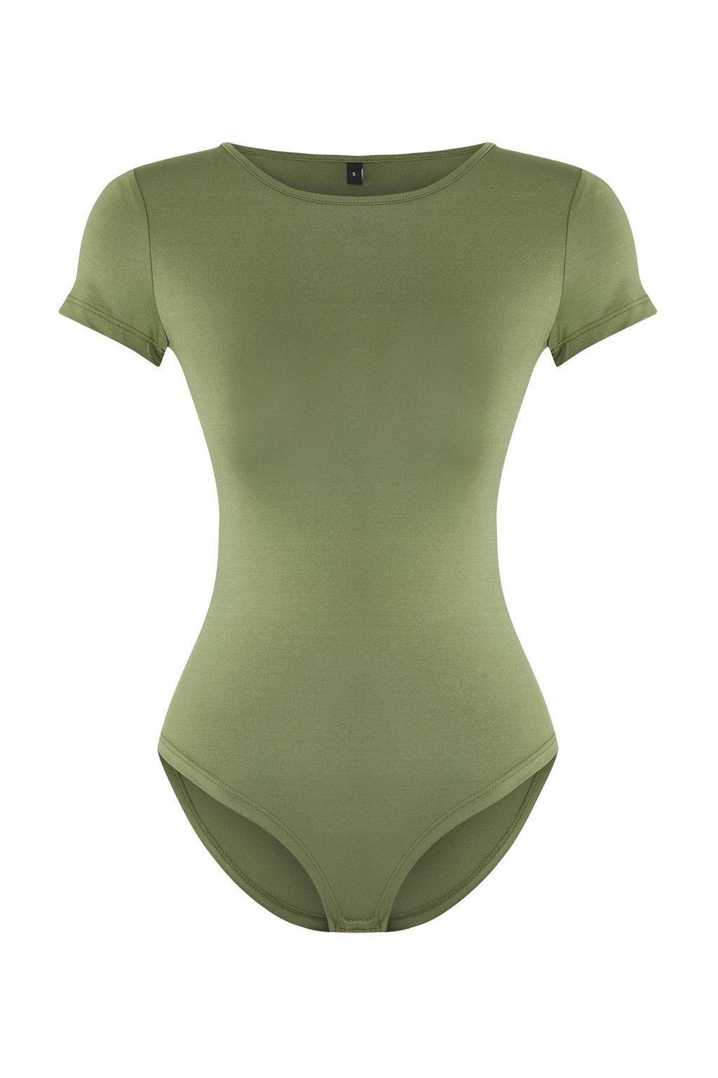 TRENDYOLMILLA Lacivert Fitted/Vucuda oturan K?sa Kol Esnek C?tc?tl? Orme Body TWOSS24BD00034  фото 5