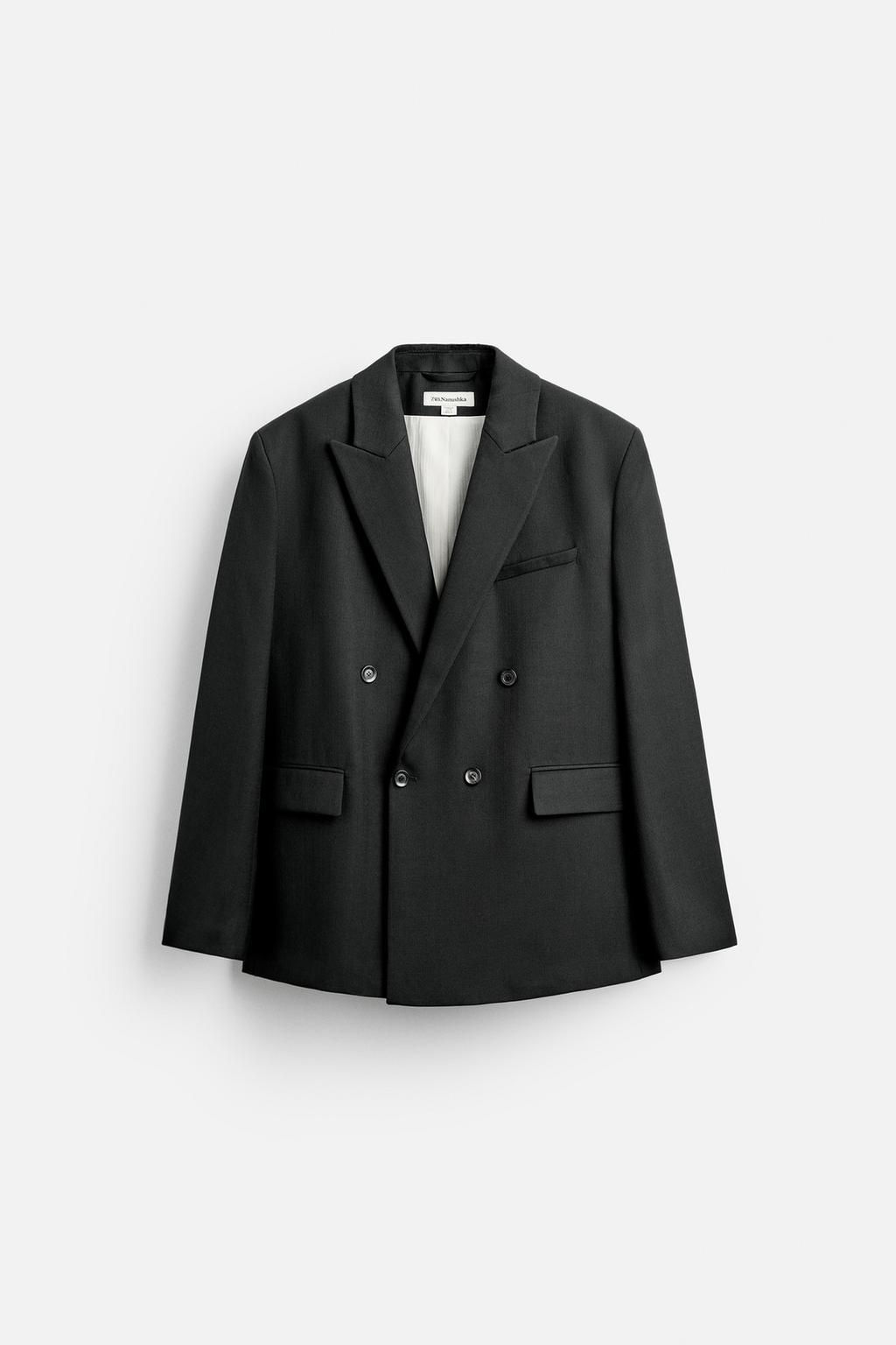 DOUBLE-BREASTED SUIT BLAZER X NANUSHKA - Zara фото 7