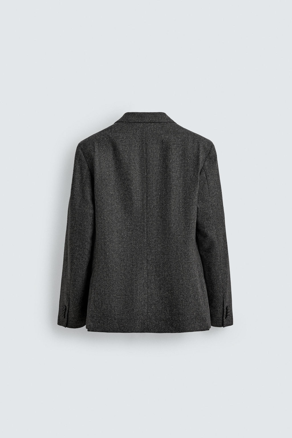 LIMITED EDITION TEXTURED WOOL BLEND SUIT BLAZER - Zara фото 8