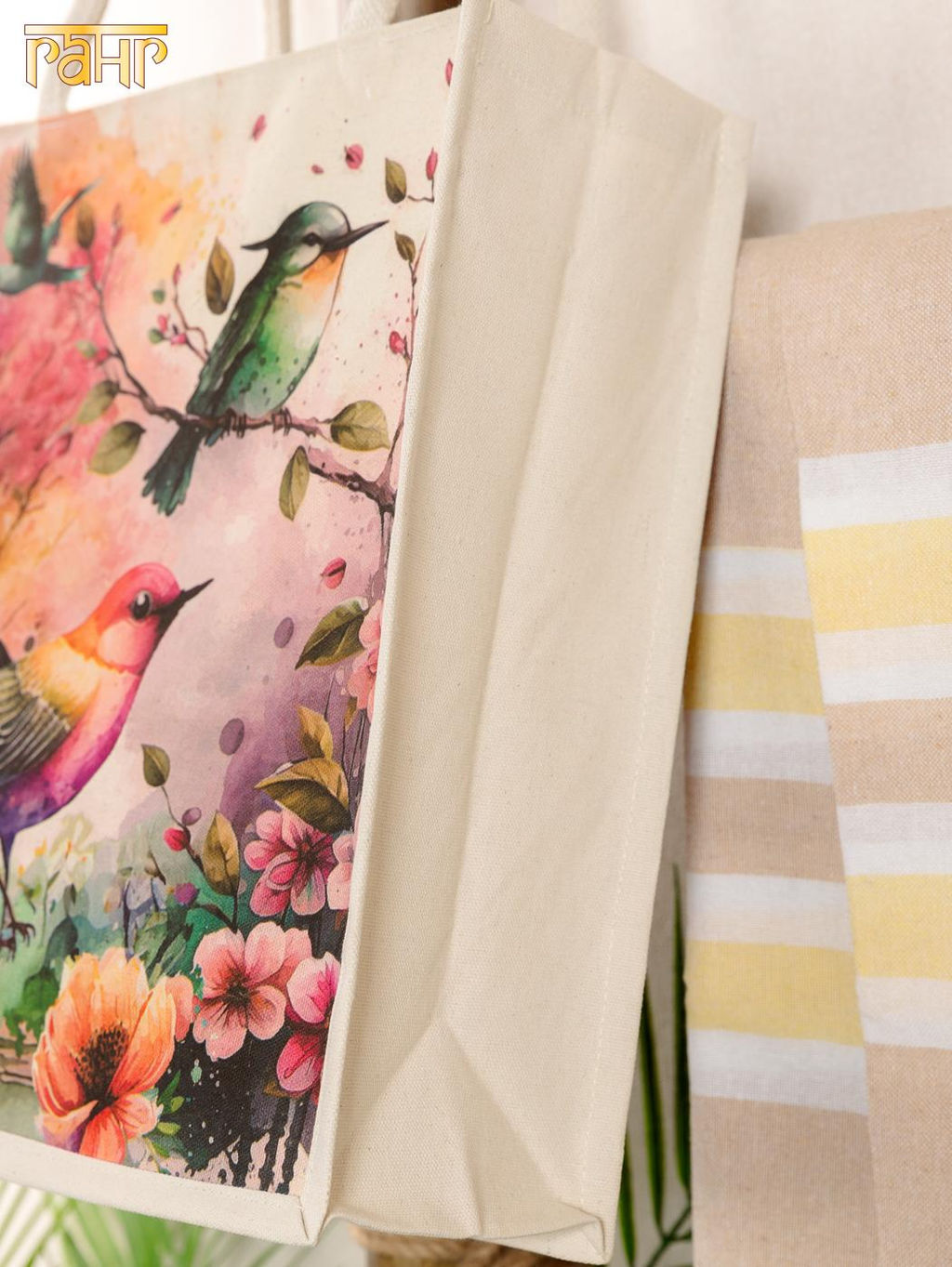 Сумка (хлопок) ламинированная 31х13х36см №3004/4 (Лето 2025) - Ганг фото 3