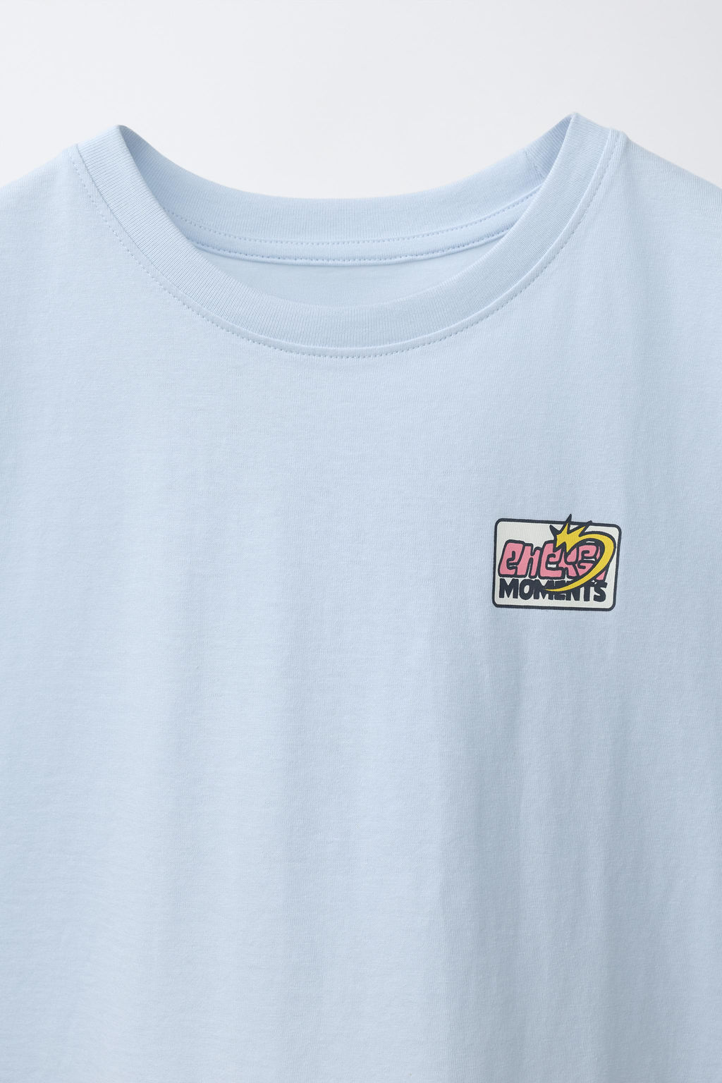 CAMISETA ESTAMPADO / Azul claro - Zara фото 3
