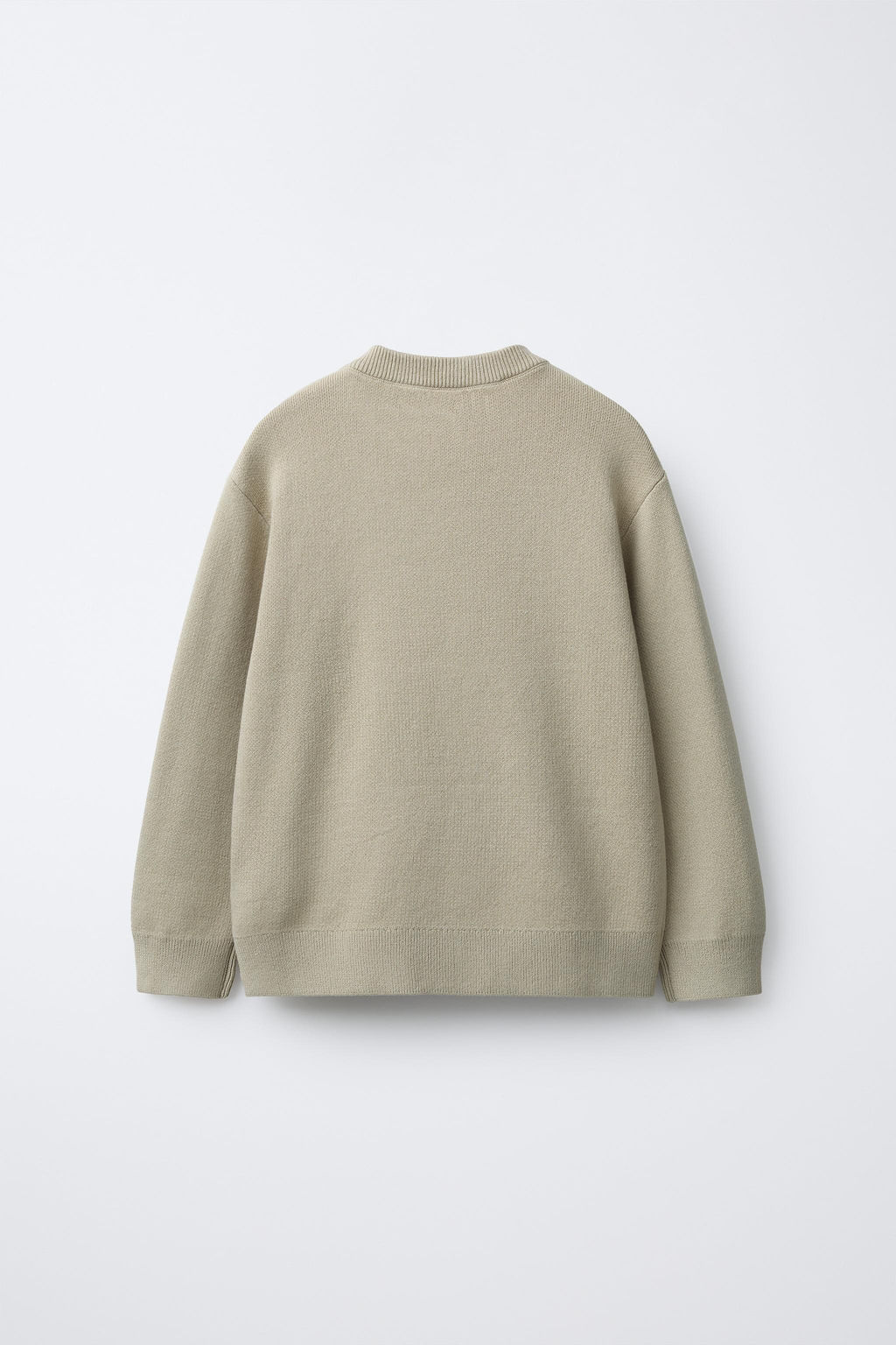 JERSEY PUNTO LISO / Khaki claro - Zara фото 6