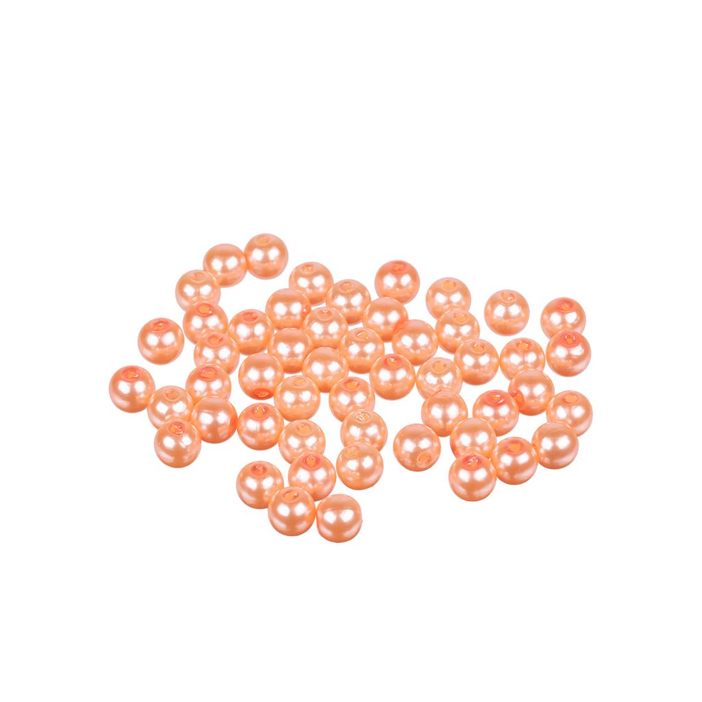 Бусина Zlatka пластик PB-2 8 мм 50 шт 2 шт №29 розовый