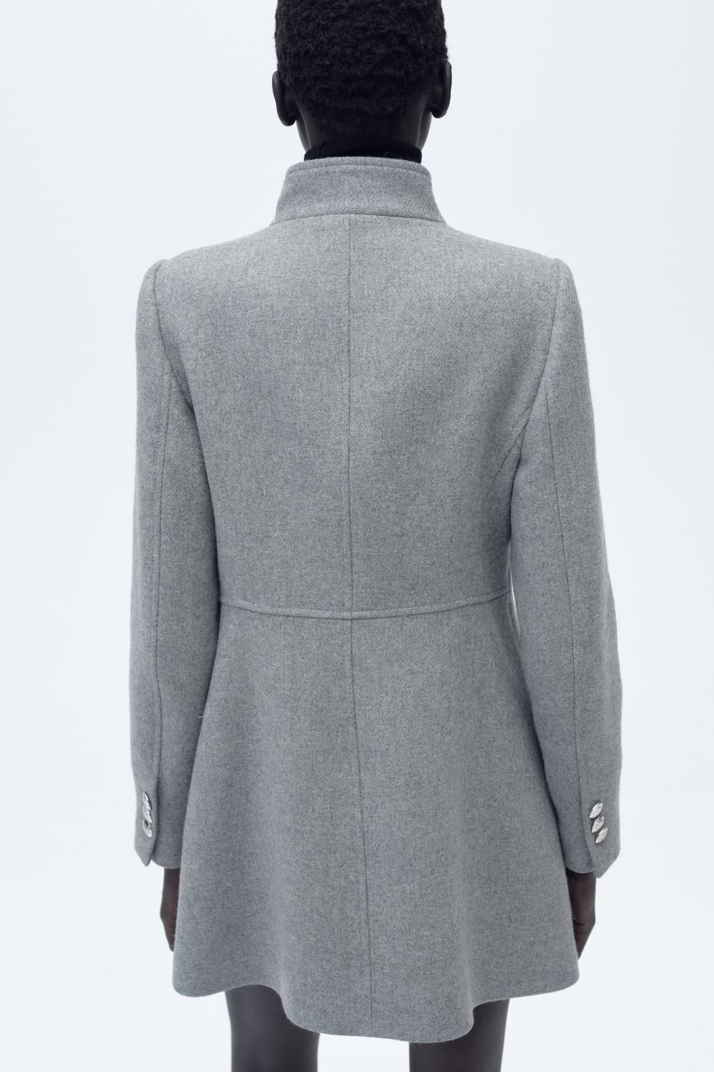 WOOL DOUBLE-BREASTED COAT - Zara фото 5