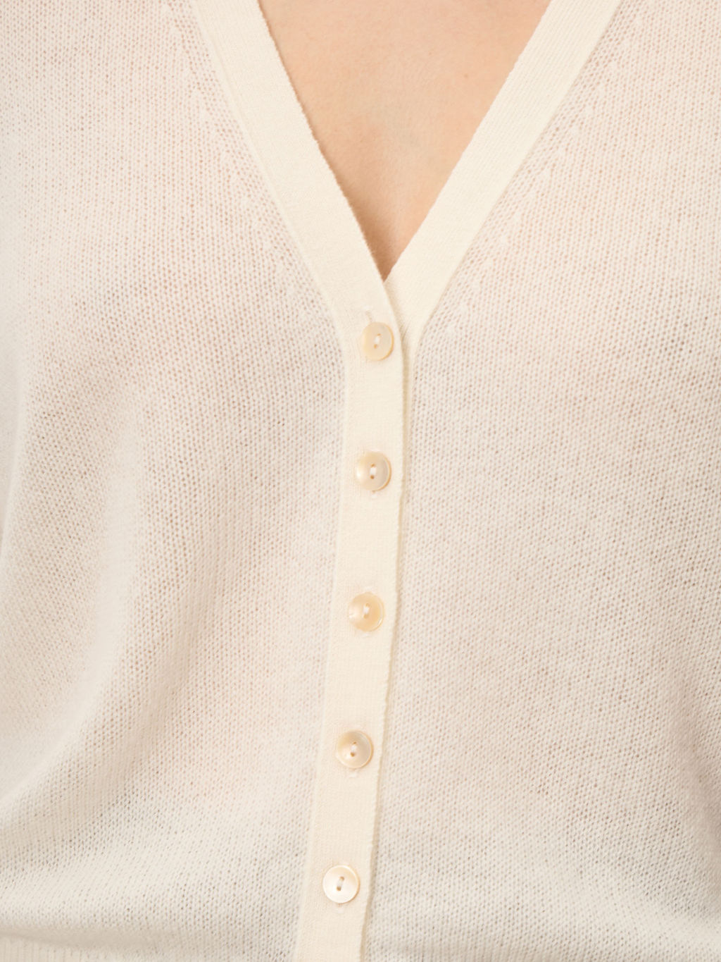 Кардиган женский из кашемира 4298 кремовый