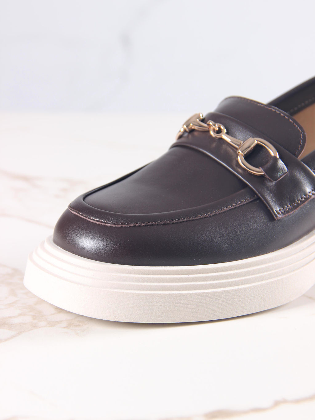 Лоферы туфли EDART 173.1453 be. Коричневый Дарк  фото 9