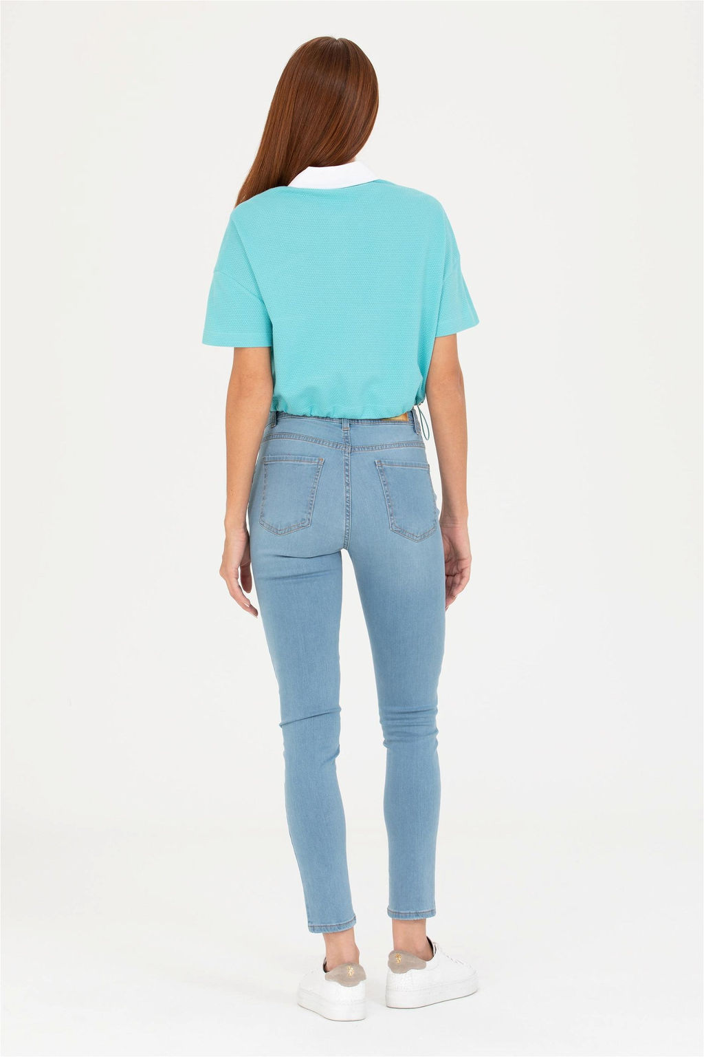Женские голубые джинсы - U.s. polo assn фото 11
