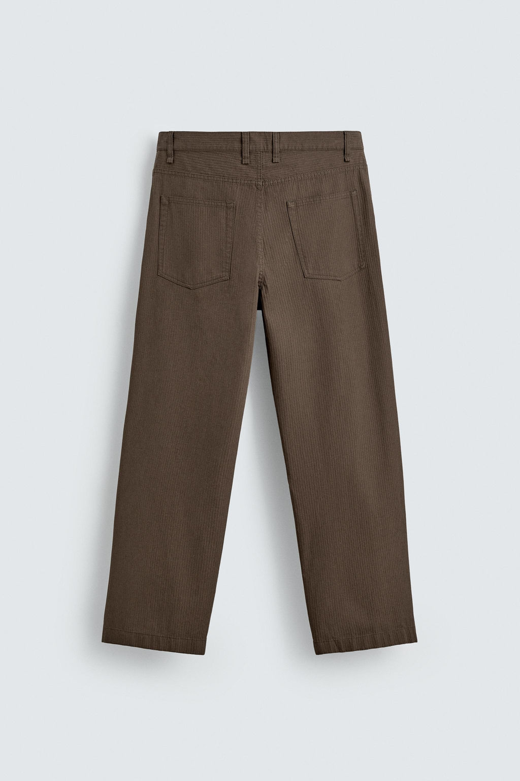 WASHED STRAIGHT-LEG TROUSERS - Zara фото 8