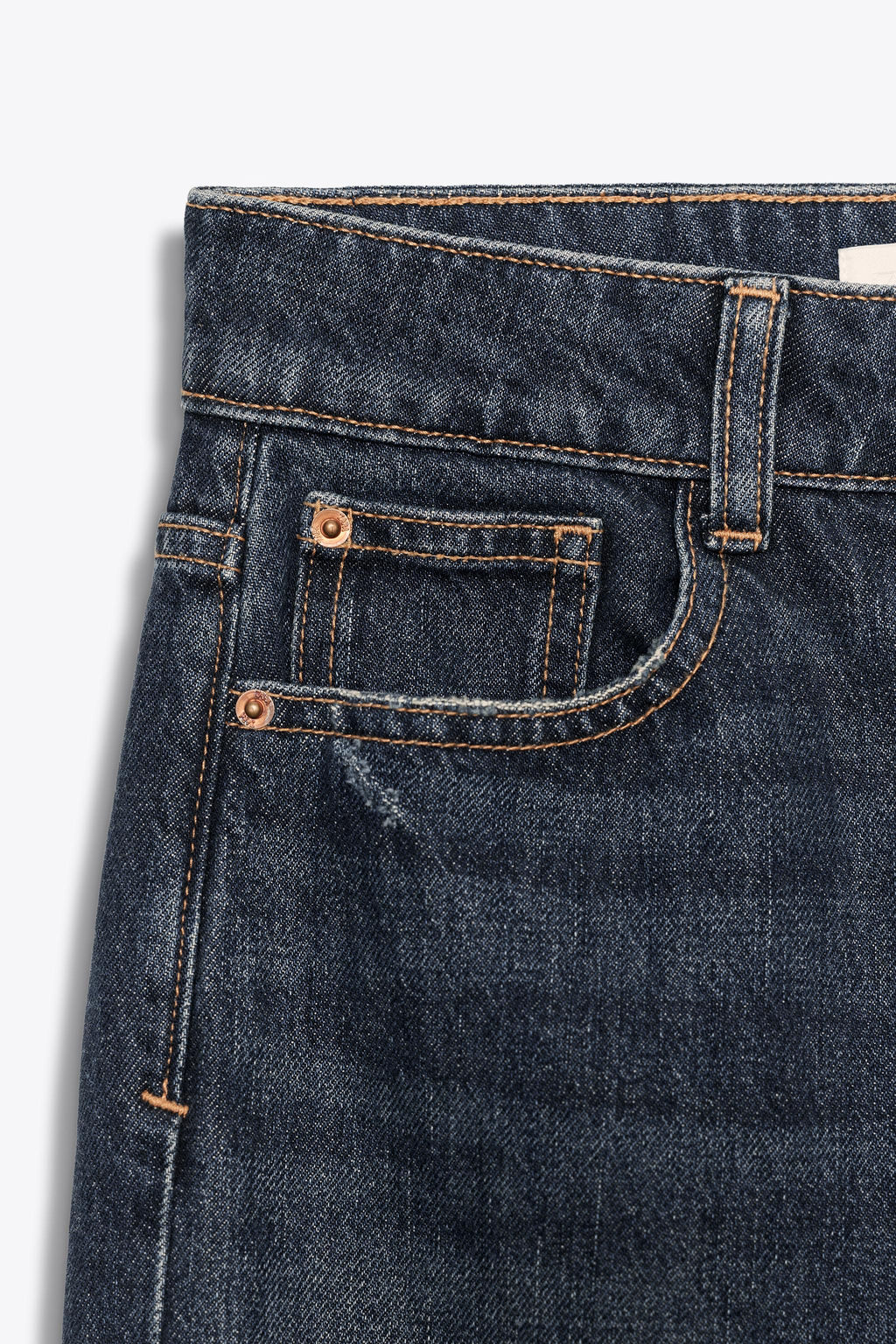 JEANS Z.04 STRAIGHT FULL LENGTH HIGH-WAIST - Zara фото 9